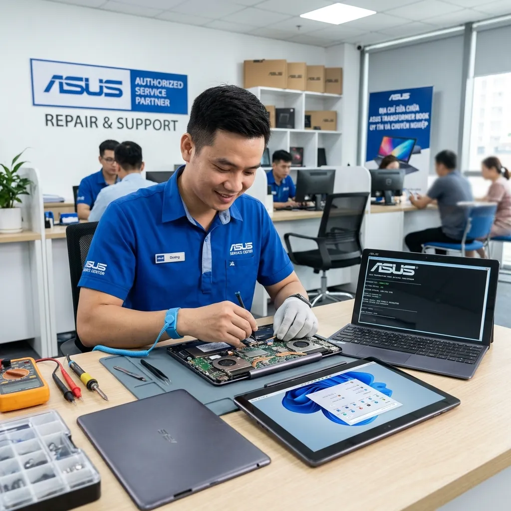 Địa chỉ sửa chữa Asus Transformer Book uy tín và chuyên nghiệp