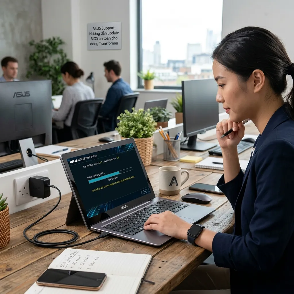 Hướng dẫn update BIOS an toàn cho dòng Asus Transformer