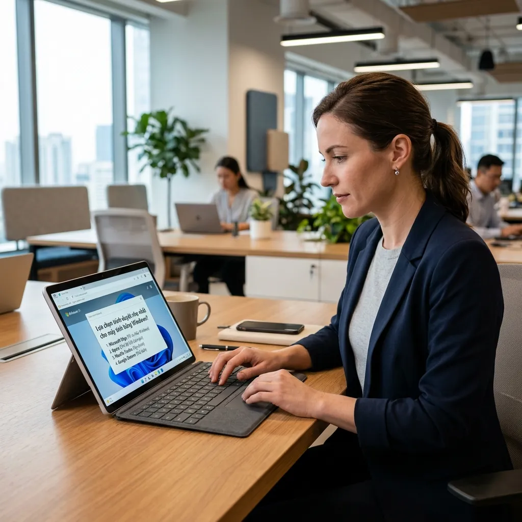 Sử dụng trình duyệt nào nhẹ nhất cho dòng máy tính bảng Windows?