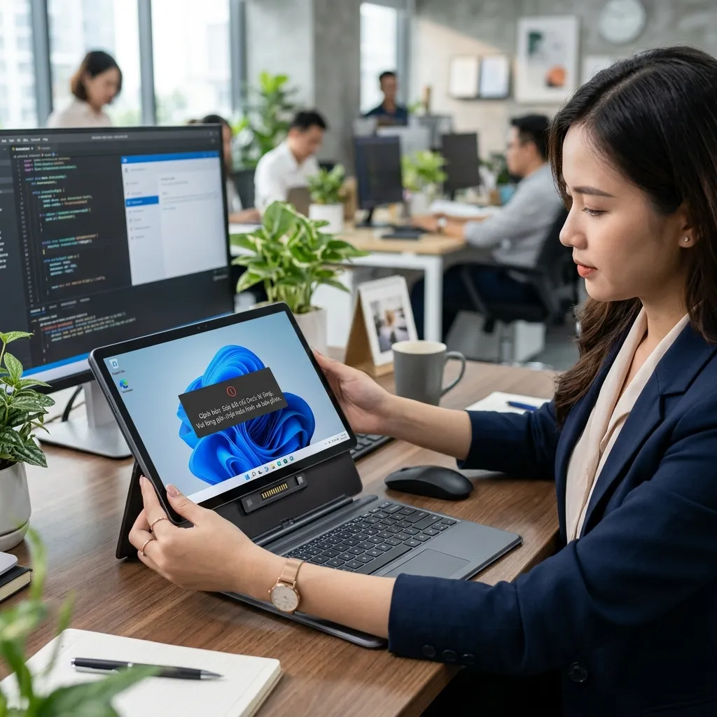 Xử lý lỗi cáp kết nối giữa màn hình và bàn phím (Dock) bị lỏng
